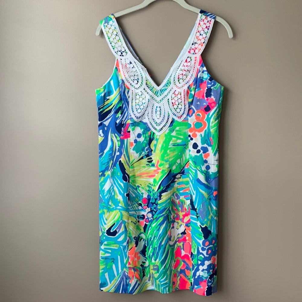 NWT Lilly Pulitzer Largo shift dress in purrfect sz 4